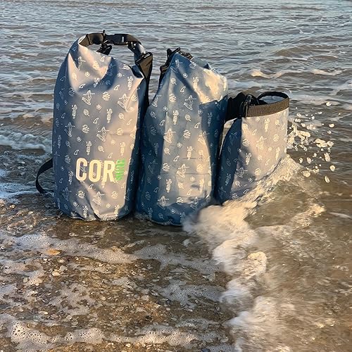 Miniatura 7 de COR Surf Bolsa seca flotante impermeable 3L  5L  10L  15L  Saco enrollable de 15L mantiene el equipo seco para kayak, rafting, canotaje, natación,