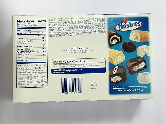 Hotess Twinkies Net WT. 13.58 OZ (385g) 10 Individual wrapped Cakes