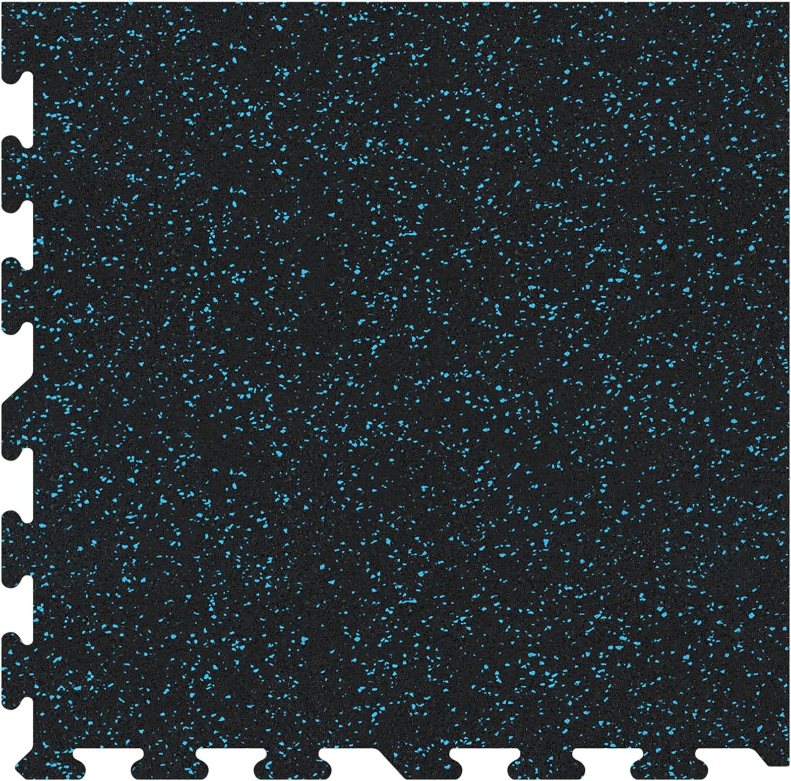 IncStores 8mm Strong Rubber Tiles (23in x 23in Tiles/Multi Piece Floor Kits) Interlocking Rubber Gym Mats for Home Gym Flooring & Fitness Room Floors