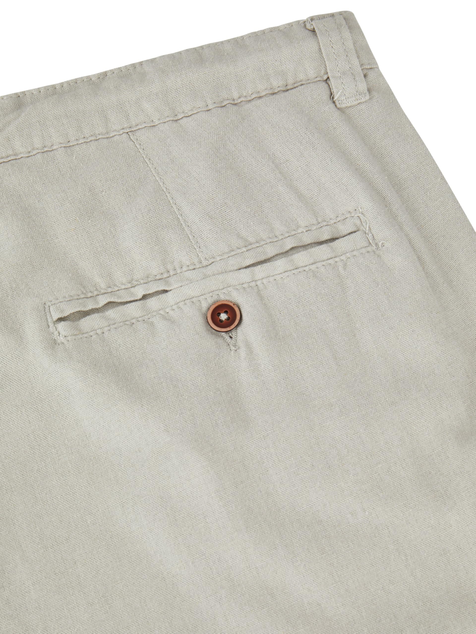 riverso RIVOliver Pantaloncini in lino da uomo, estivi, vestibilità regolare, pantaloni corti, bermuda lunghezza al ginocchio, tinta unita, bianco, blu, navy, beige, nero, verde, S, M, L, XL, XXL,