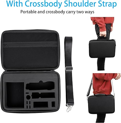 Miniatura 5 de PellKing Funda para DJI Osmo Pocket 3 Creator Combo Accesorios  Bolsa de almacenamiento de viaje personalizada portátil grande con correa