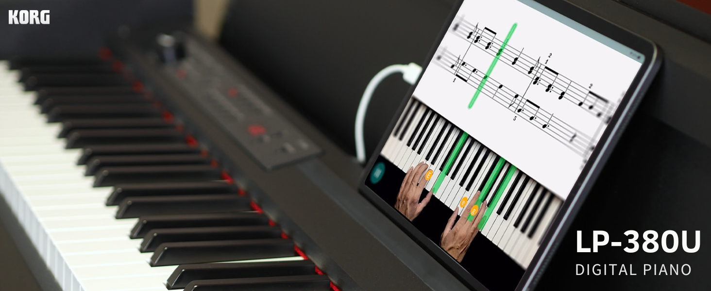 Amazon.com: Korg, LP-380U Digital Home Piano with 88-Key Fully