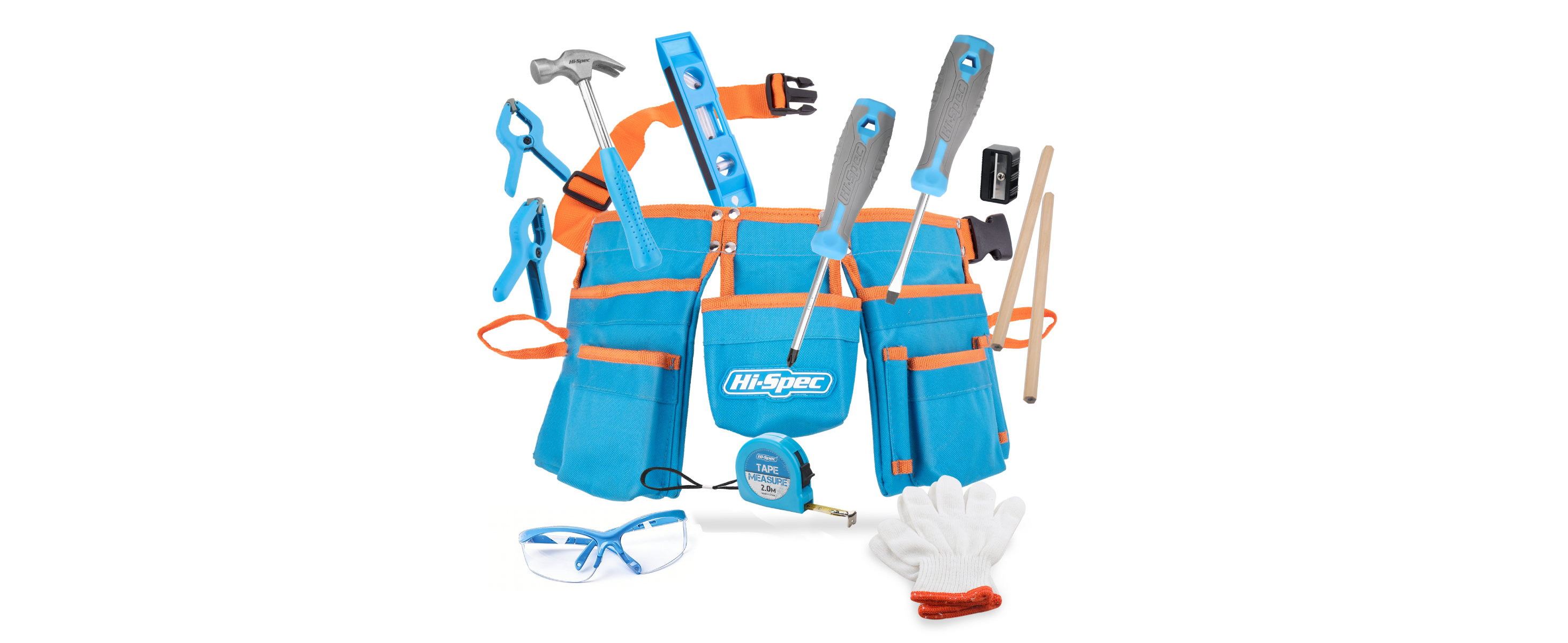 Amazon.com: Hi-Spec 16pc Kids Tool Set with Tool Belt – Real Child