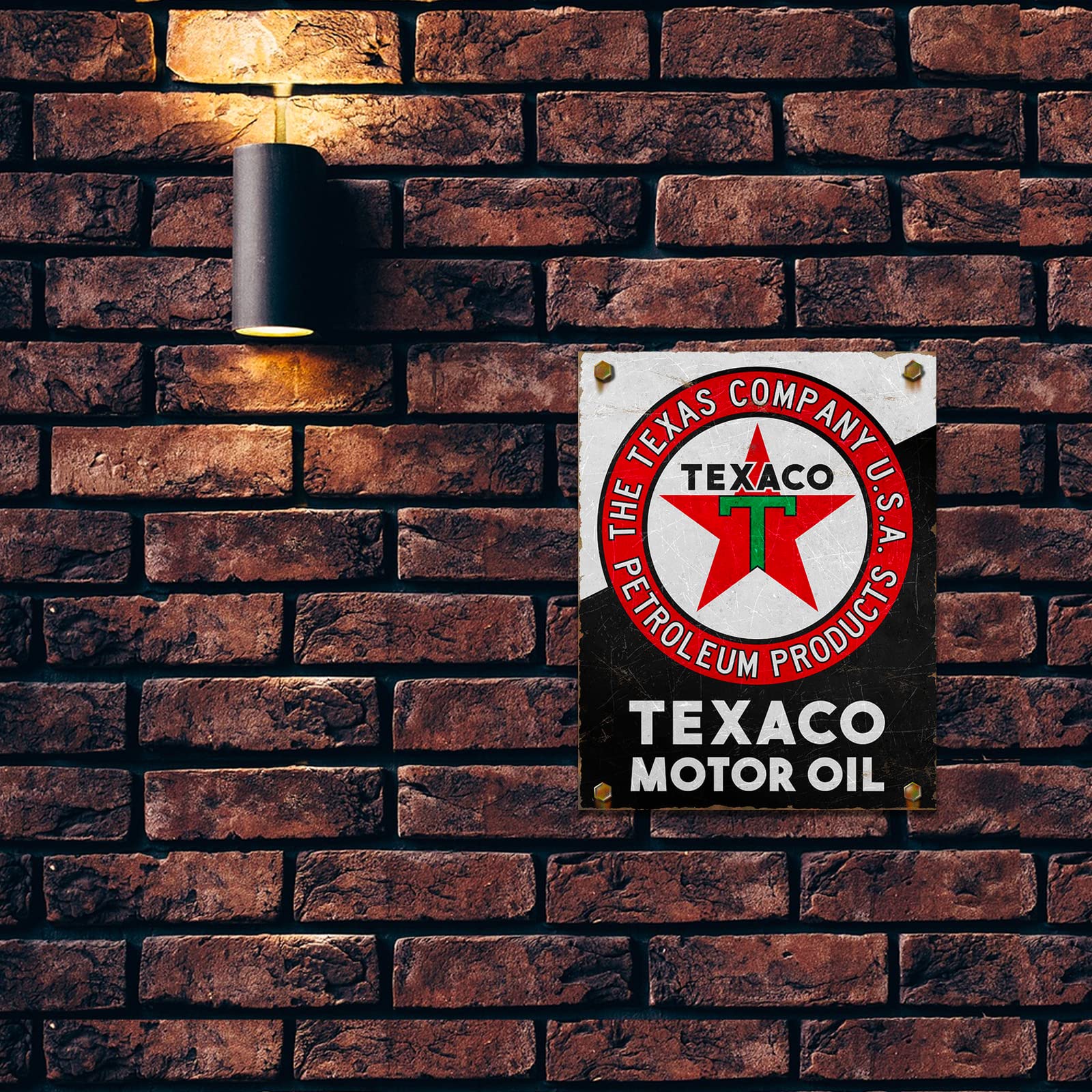 Amazon.com: Desperate Enterprises Texaco Motor Oil Tin Sign