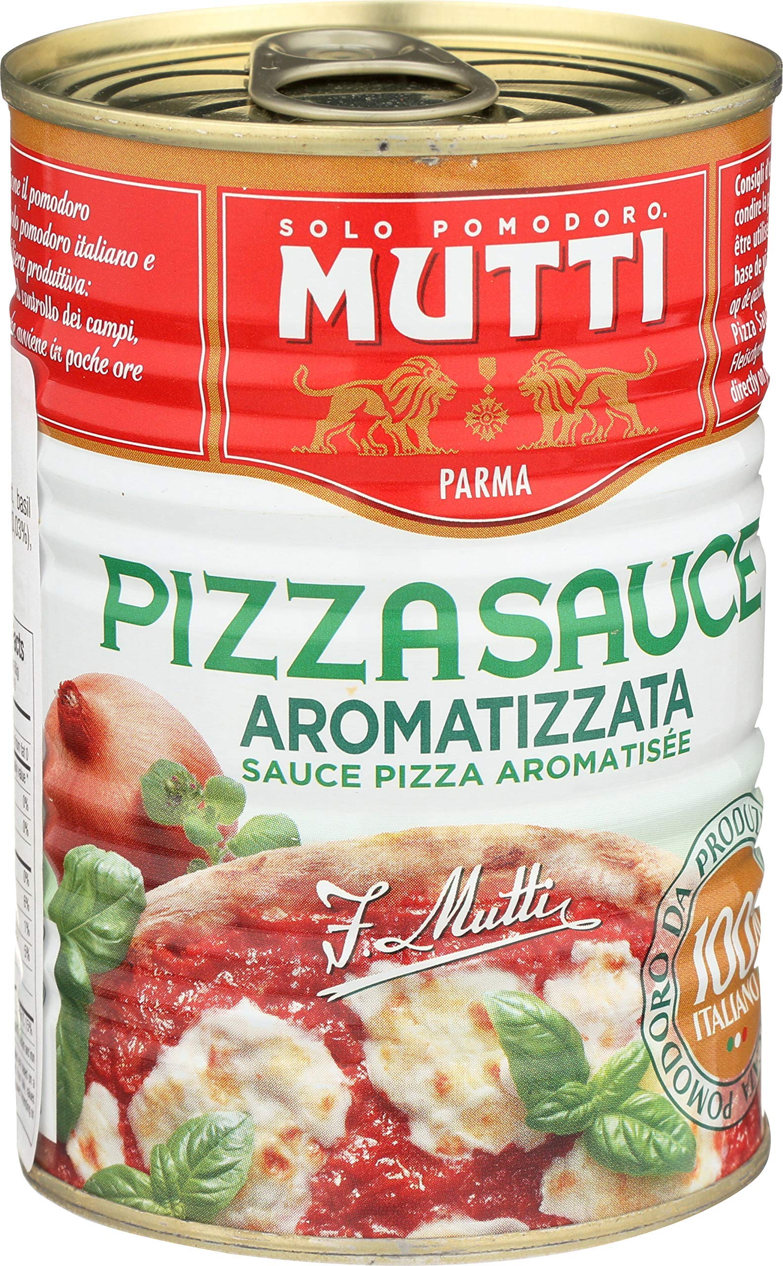Mutti Pizza Sauce, Aromatizzata, 400g (Pack of 12)