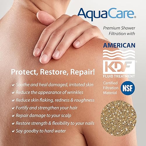 Miniatura 7 de AquaCare High Pressure 10-mode Filter Handheld Shower Head with Built-in Power Wash - Clean Tub, Tile & Pets, Remove Chlorine, Metals & Toxins from