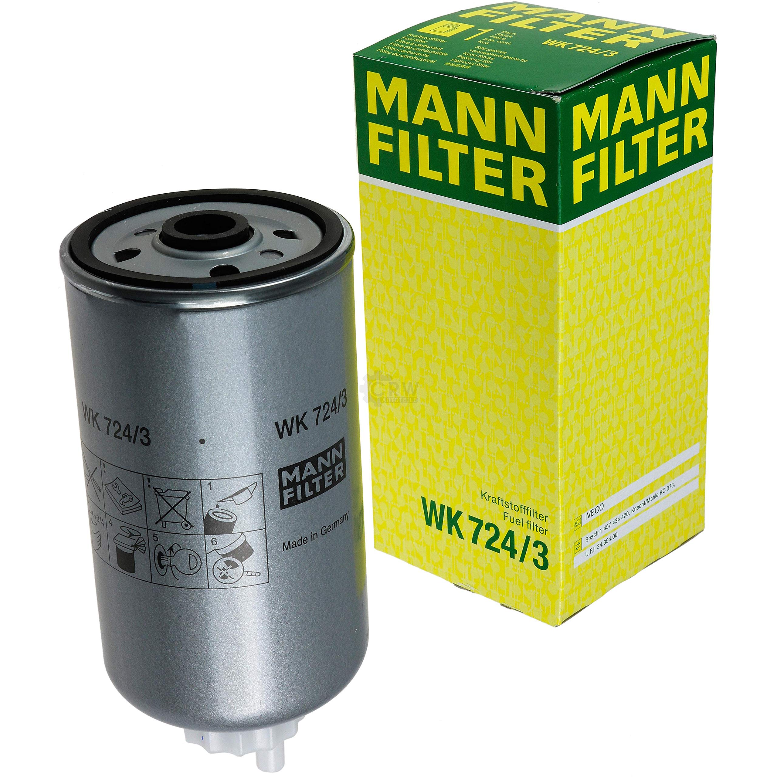 MANN-FILTER - Set di ispezione, filtro del carburante, filtro dell'olio, filtro dell'aria