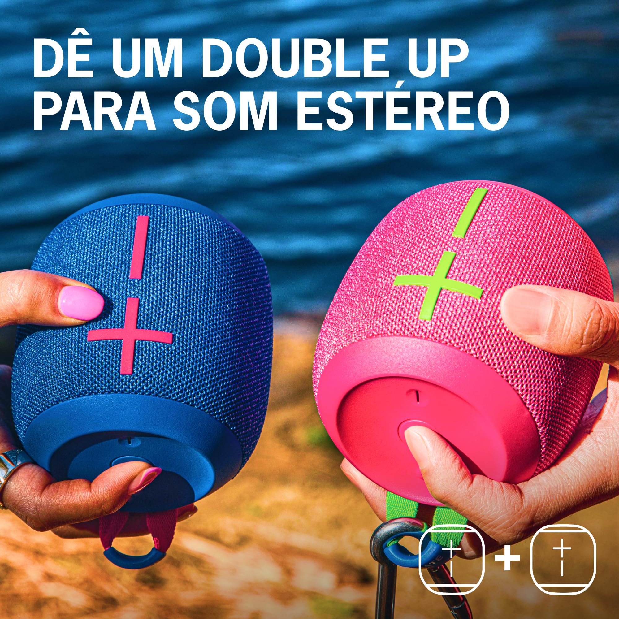 Caixa de Som Bluetooth Ultimate Ears WONDERBOOM 3, Portátil, À