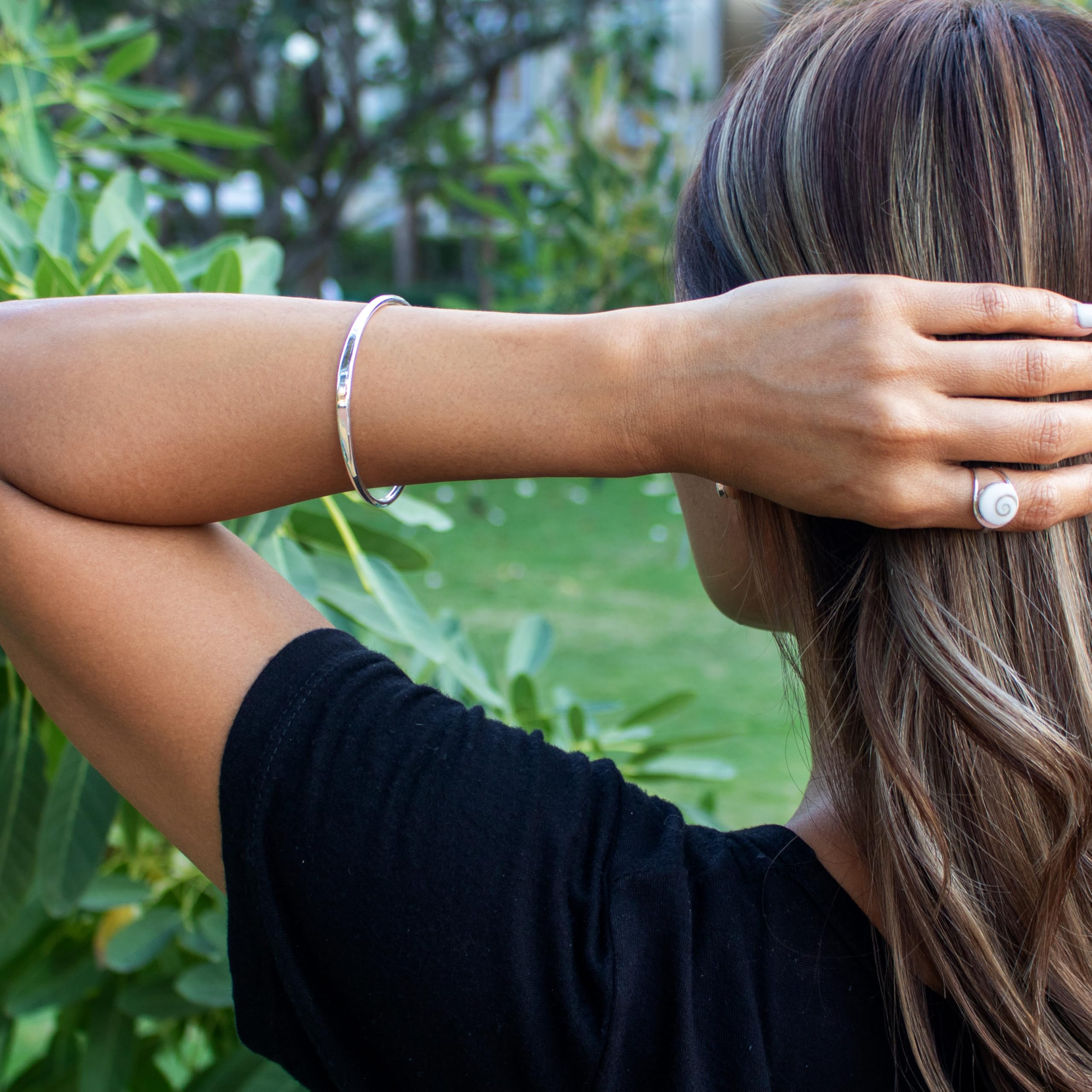 Fly Style Armreif aus Silber 925 - Elegant Armband - Silber Schmuck - Minimalistisch und Modern Armspange - Klassischer Armreif