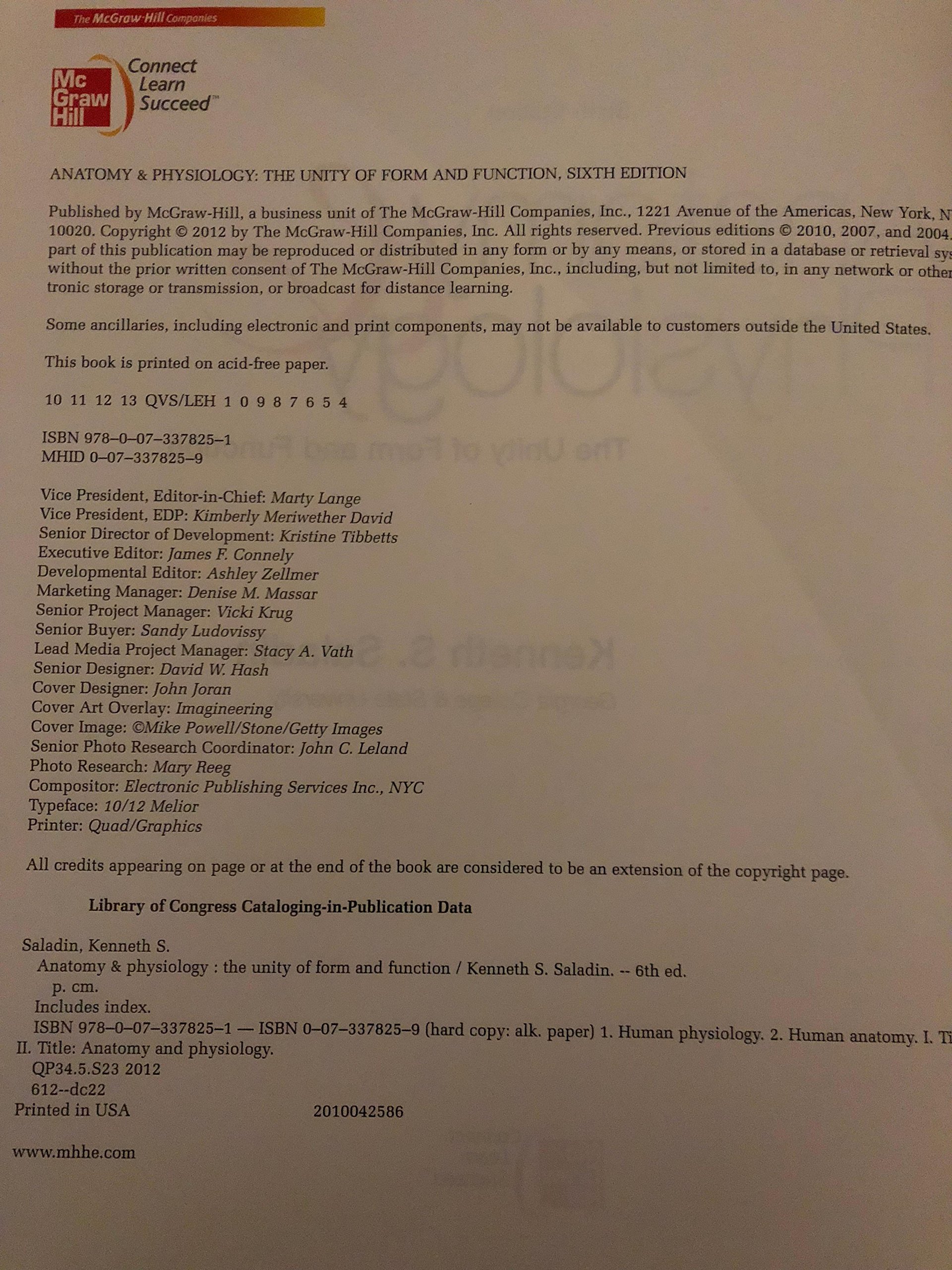 Anatomy and Physiology: The Unity of Form and Function - Image 6