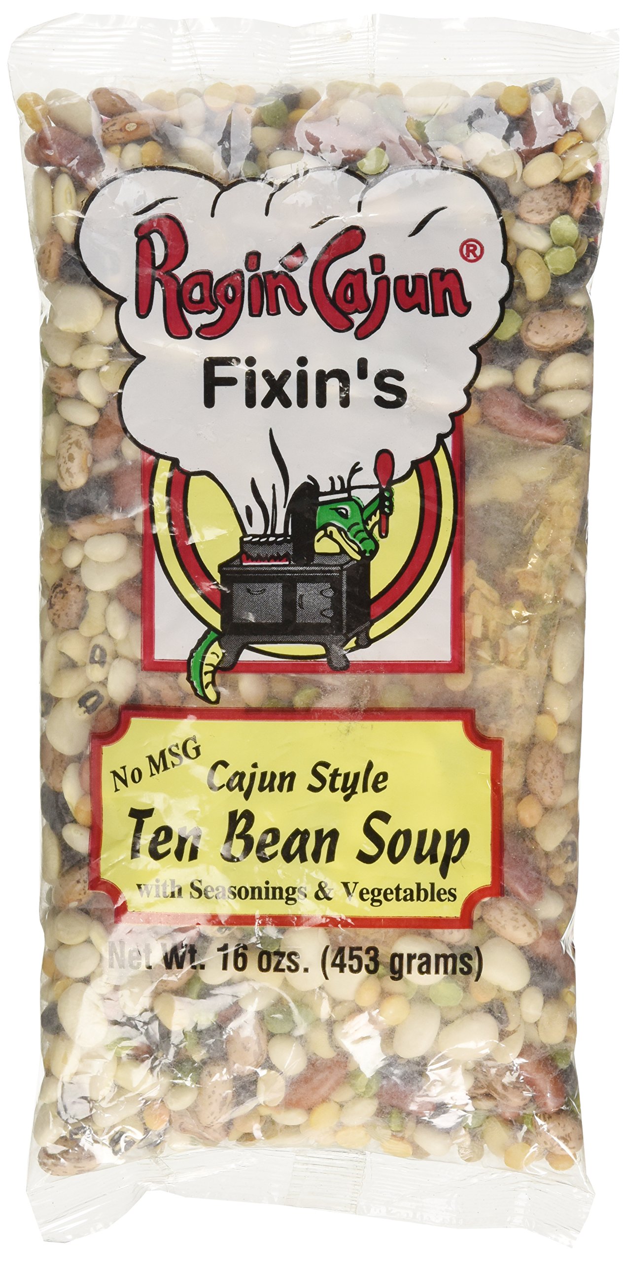 Ragin' Cajun Fixin's 16 oz. Ten Bean Soup w/ Seasoning and Vegetables