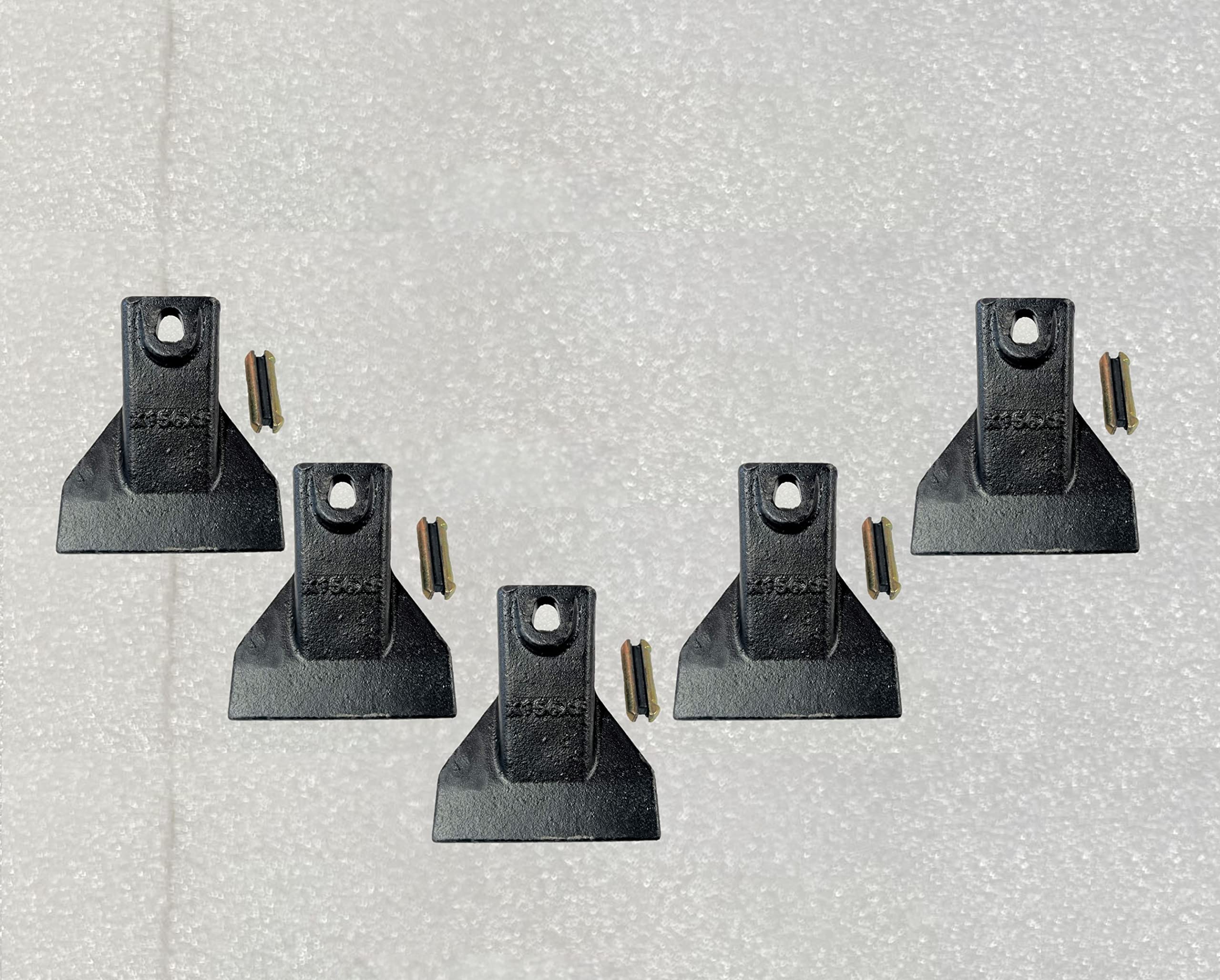 Teeth X156XF 7102097 5pk, 7102097 Flares Dirt Teeth 6737326 Pins Fits for Bucket Teeth X156XF 23PN (Teeth X156XF 7102097 5pk New)