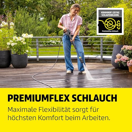 Kärcher Nettoyeur Haute Pression K 5 Comfort Premium Home, Pression : 145 Bar, débit : 500 l/h, Surface : 40 m²/h, Tuyau Haute Pression Extra Flexible, Enrouleur de Tuyau, Multi Jet 4 en 1, Home Kit - 9
