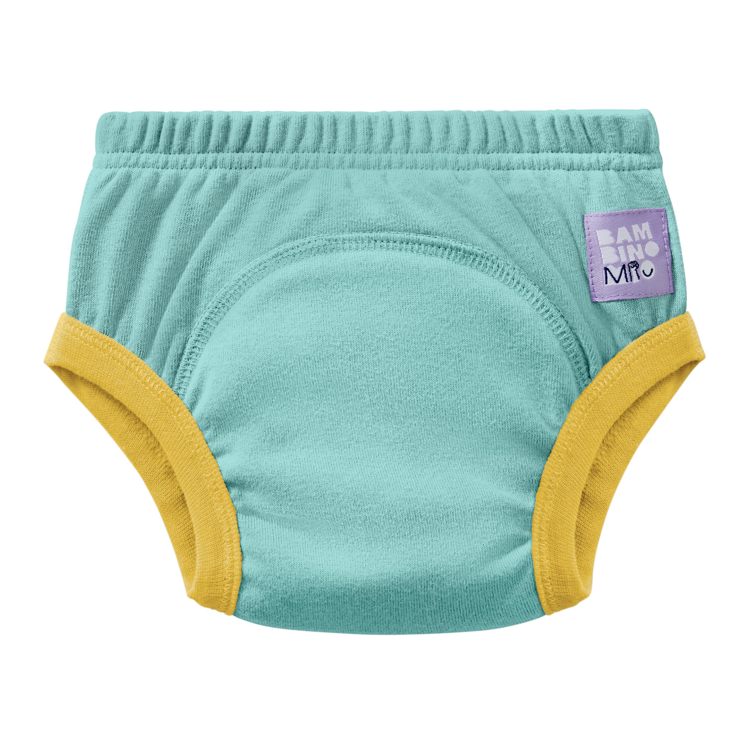 Bambino Mio Reusable Potty Training Pants for Boys and Girls - (Age 18-24 Months) Aqua, Reusable Cotton Underwear for Toddlers