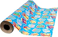 Papel Presente, V.M.P. 204.51.429, Cores Sortidas, 60 cm, 1 Bobina com 100 metros