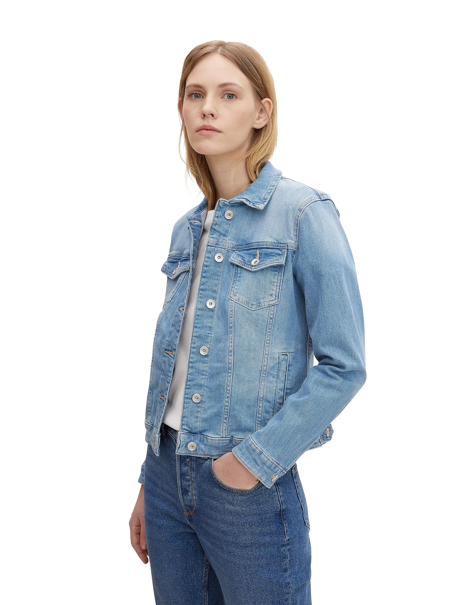 Tom Tailor Mujer Jeansjacke Chaqueta de jean