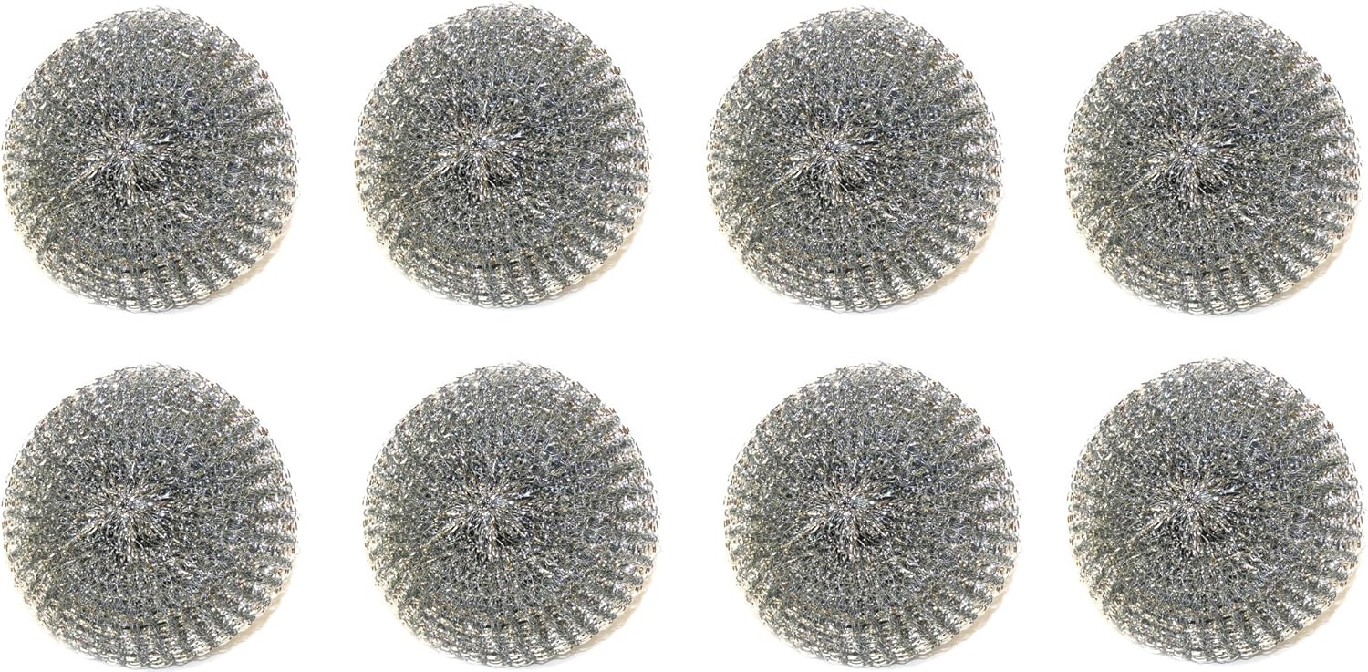 Tool Wizard BBQ Brush Replacement Scrubbers 8 Pack