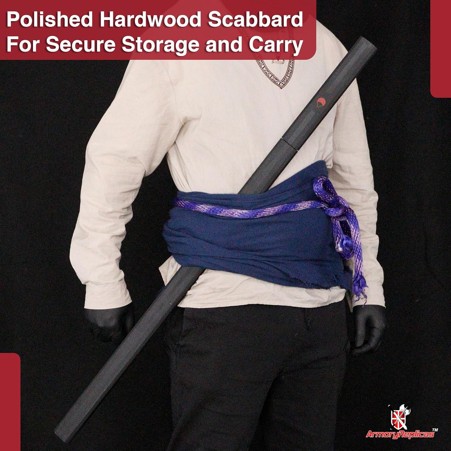 Hand Crafted Sasuke Grass Cutter Ninja Straitblade Replica Sword | Carbon Steel Collectible