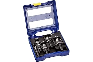 IRWIN Holemaker 1/4" 5 Piece Countersink Drill Bit Set 1877793