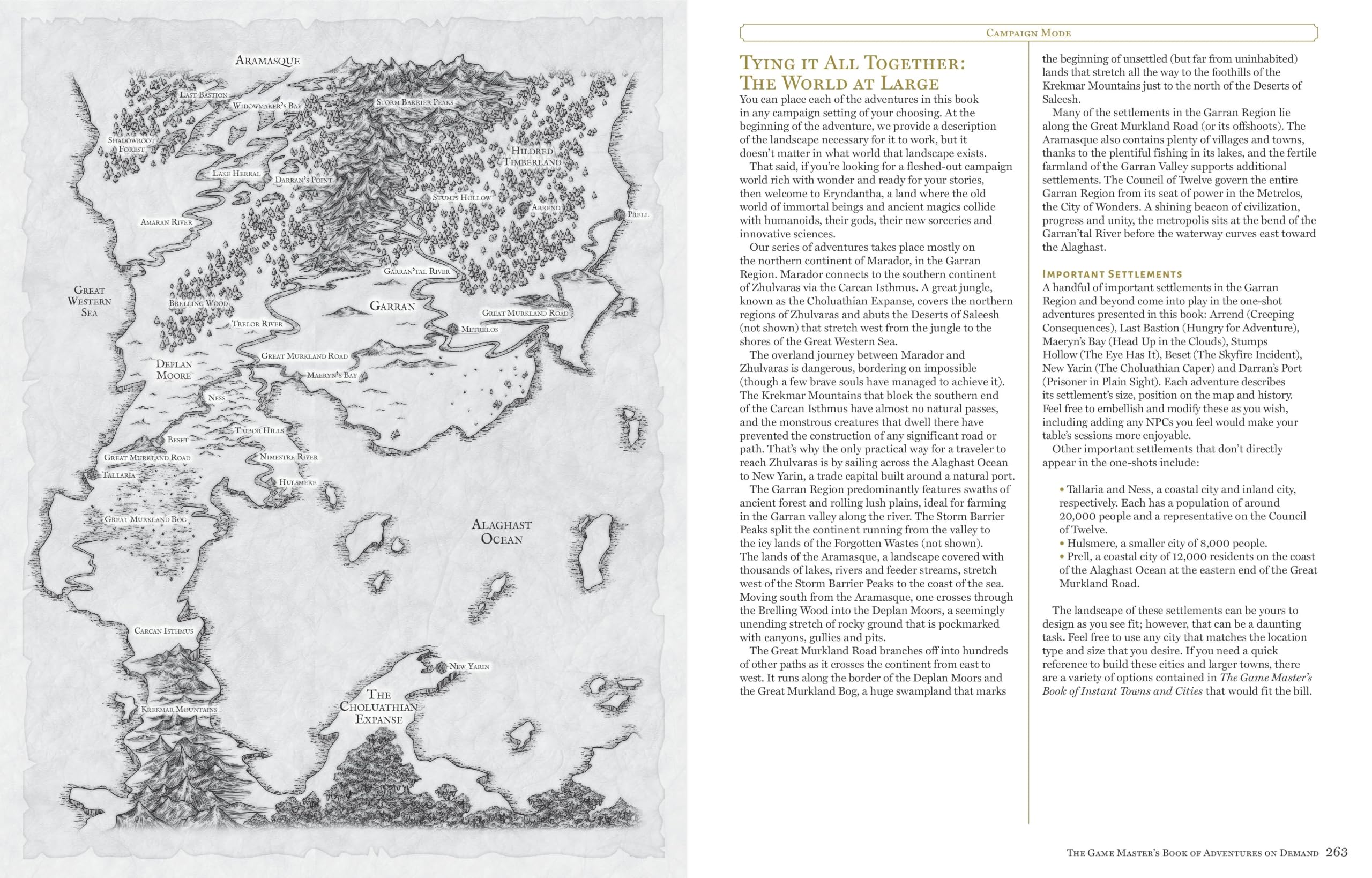 The Game Master's Book of Adventures on Demand: 10 One-Shot Adventures, Storytelling Techniques, Guidelines for Adding Complications and Twists, Plus ... Tables for Your 5th Edition Ttrpg Adventures