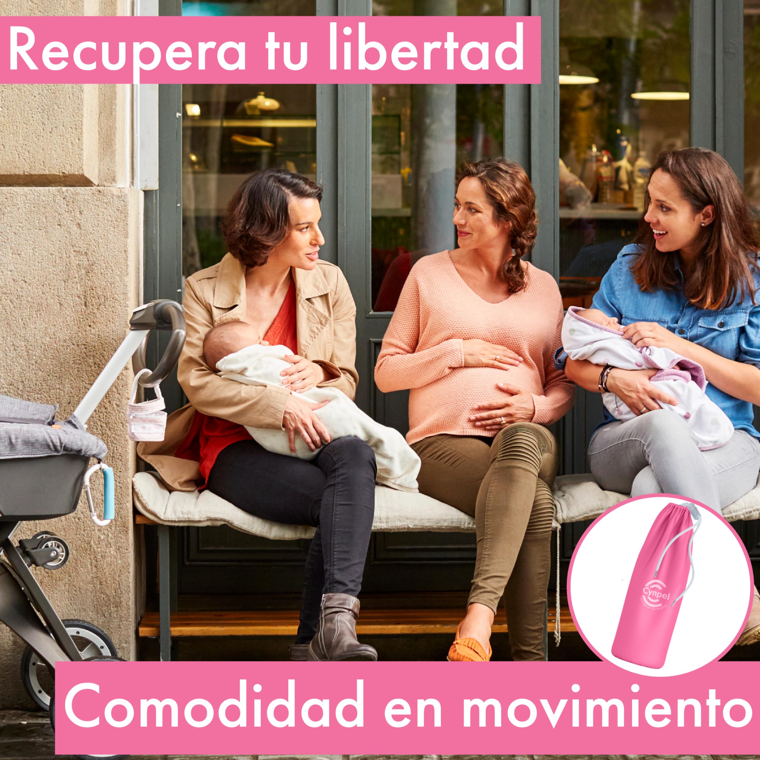 Cynpel Botella Perineal Postparto - Bidet Portatil de 350 ml para Mujeres - Botella Lavado Perineal Postparto para Maternidad - Peri Bottle Rosa — view 6