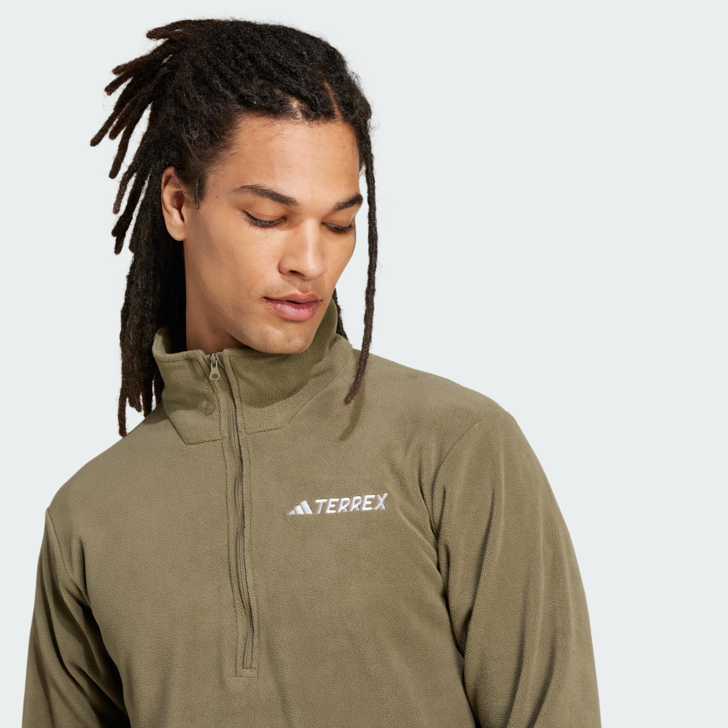 adidas Men's Sudadera de Felpa con Cremallera hasta el Pecho Multi Essentials