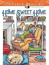 Libro de colorear Creative Haven Home Sweet Home (colorear para adultos)