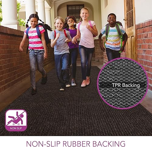 Miniatura 9 de Alfombra de corredor iCustomRug para interioresexteriores, muchos tamaños disponibles, Marrón