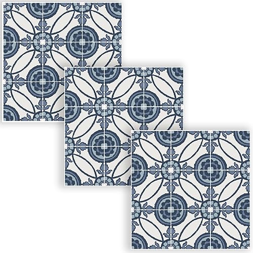 Miniatura 2 de WallPops DWPK2788 Fez Tile Kit Adhesivo de pared, color azul