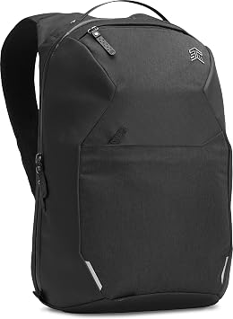 STM Myth 18L Laptop Backpack - Durable and Stylish Backpack with Pockets for 15-Inch Laptop and 16-Inch MacBook Pro Protection - Black