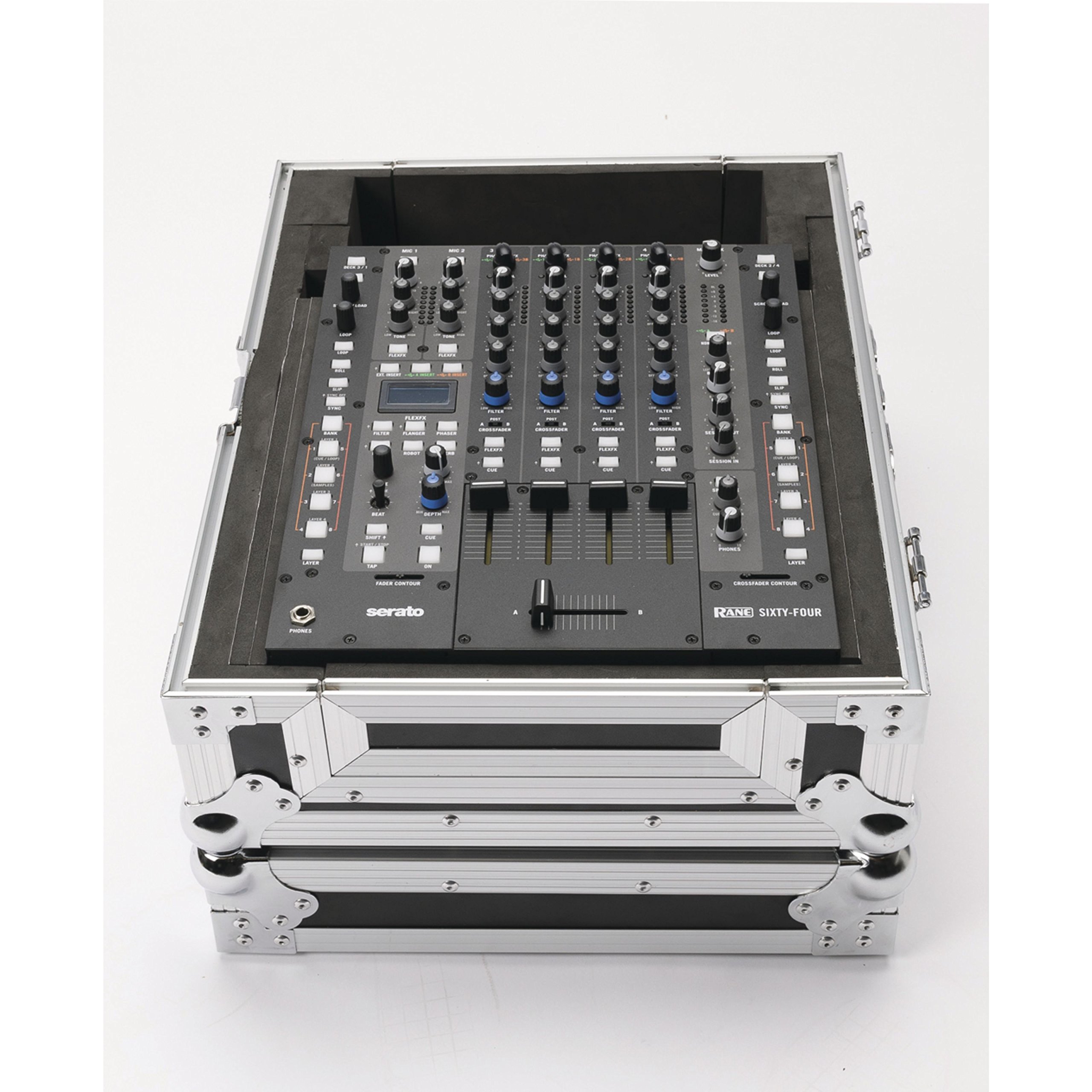 Magma Multi Format CDJ/Mixer Case Nero Flightcase Professionale Per CD Player o Mixer Da 12"