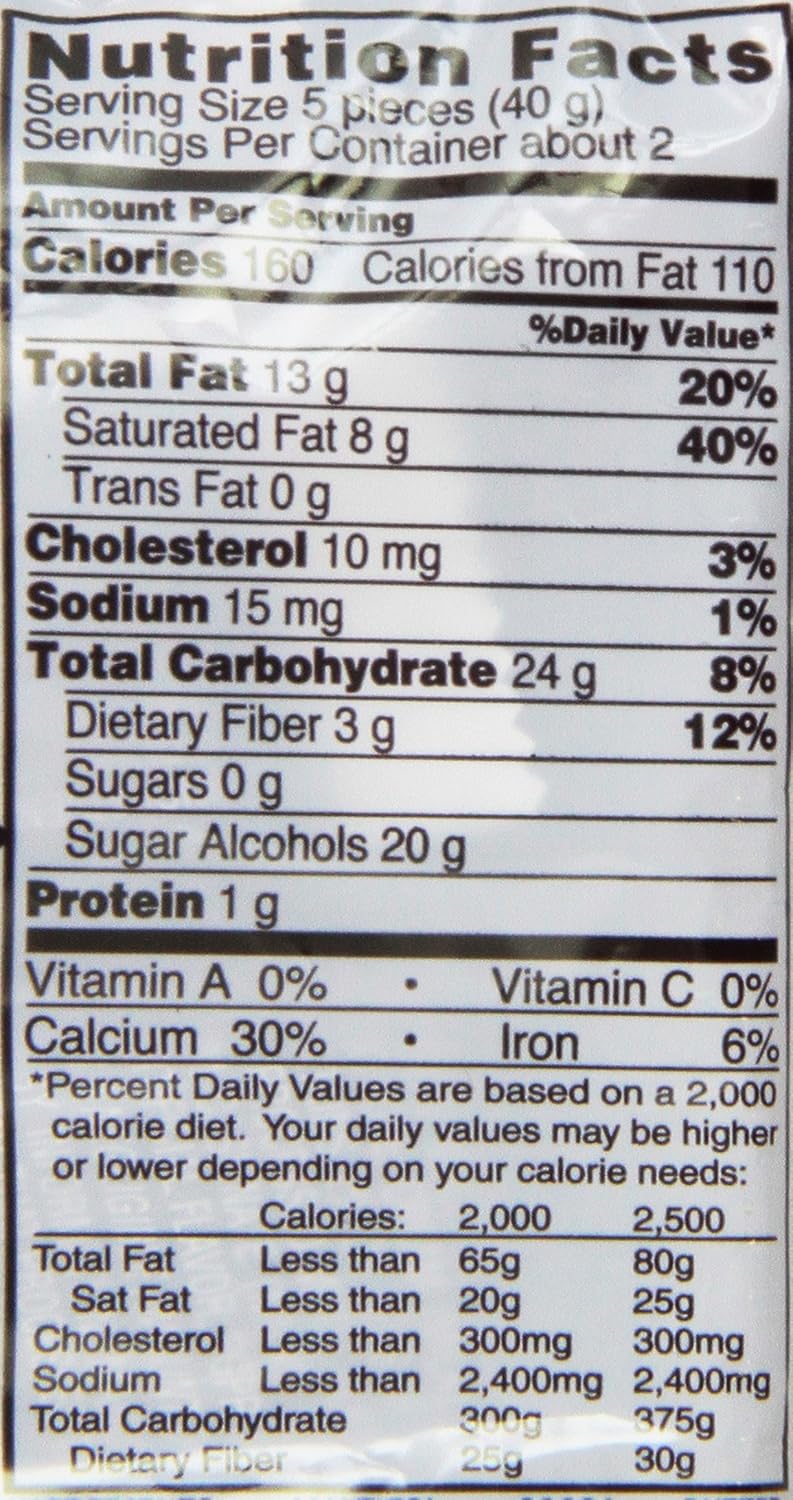 HERSHEY Chocolate Candy, Sugar Free, 3-Ounce Bags (Pack of 12)