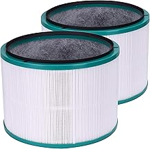 LTWHOME Replacement HEPA Filter for Dyson HP01, HP02, DP01, DP02 Desk Purifiers, Compare to 968125-03 (Pack of 2)