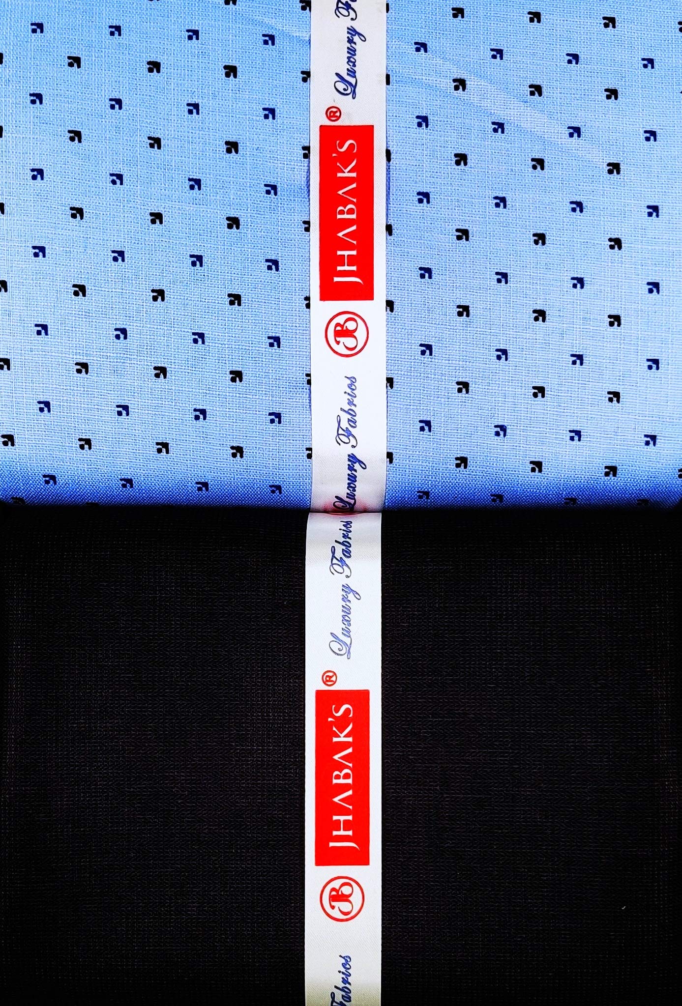 jhabak's Printed Shirt and Trouser Fabric - Cotton Blend Material - 2.25 Meter Shirt Cloth - 1.20 Meter Pant Piece for Men-picture-26
