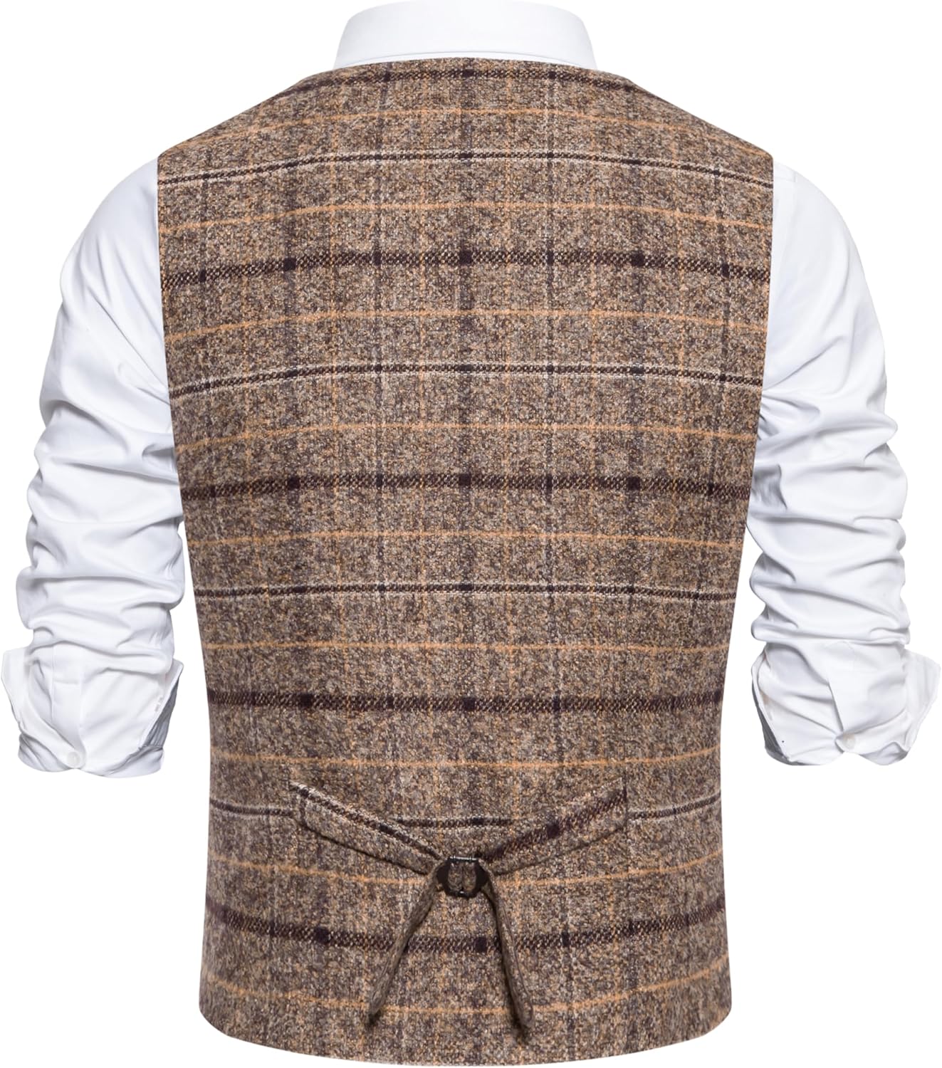 Gionforsy 1920s Mens Costume Gatsby Gangster Vest Fedora Hat Suspenders Bow Tie Costume Accessories Set - Image 4