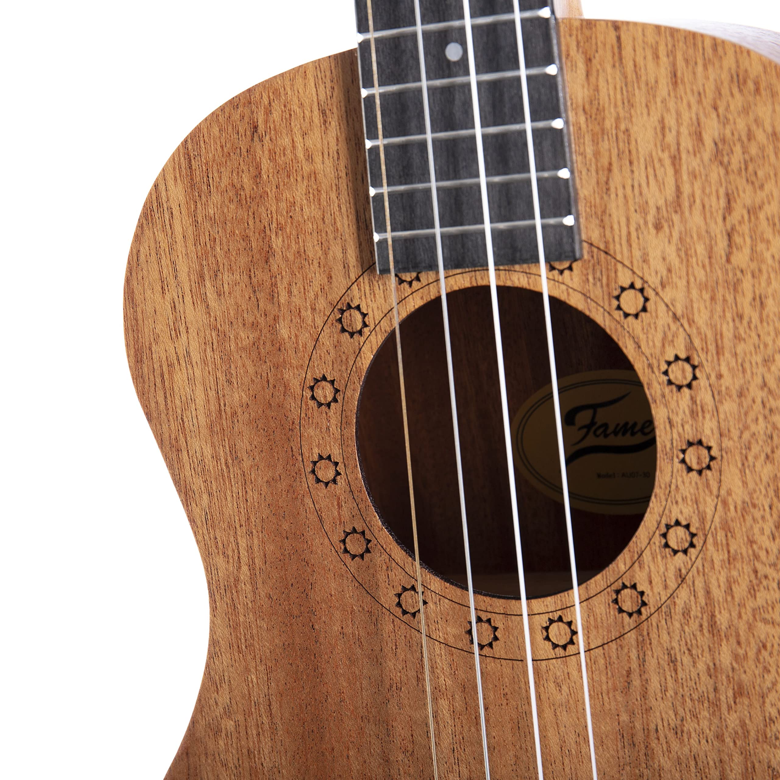 Fame Mahogany Baritone Ukulele - Ukulélé Baryton
