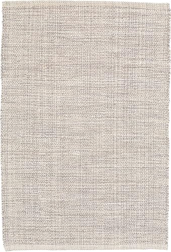 Dash and Albert - Alfombra de algodón jaspeado de 9 x 12 pies, color gris, tejida a mano, duradera, ligera, para zonas de alto tráfico, pasillo,