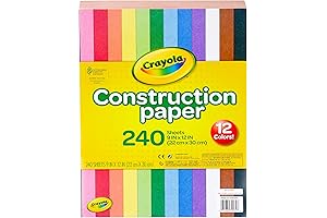 Crayola Construction Paper, 96-Count Value Pack