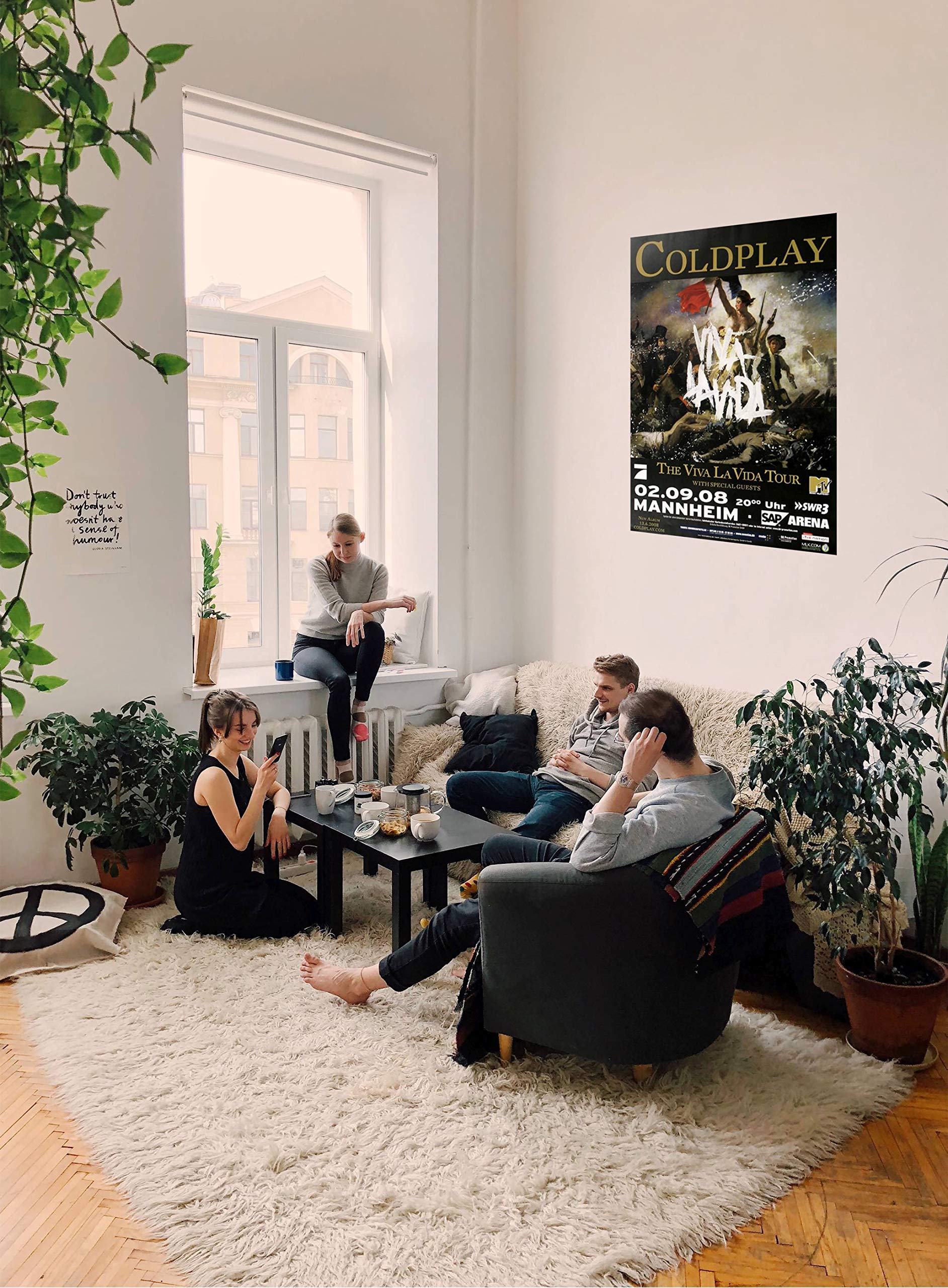 Coldplay - Mannheim, Mannheim 2008 » Konzertplakat/Premium Poster | Live Konzert Veranstaltung | DIN A1 «