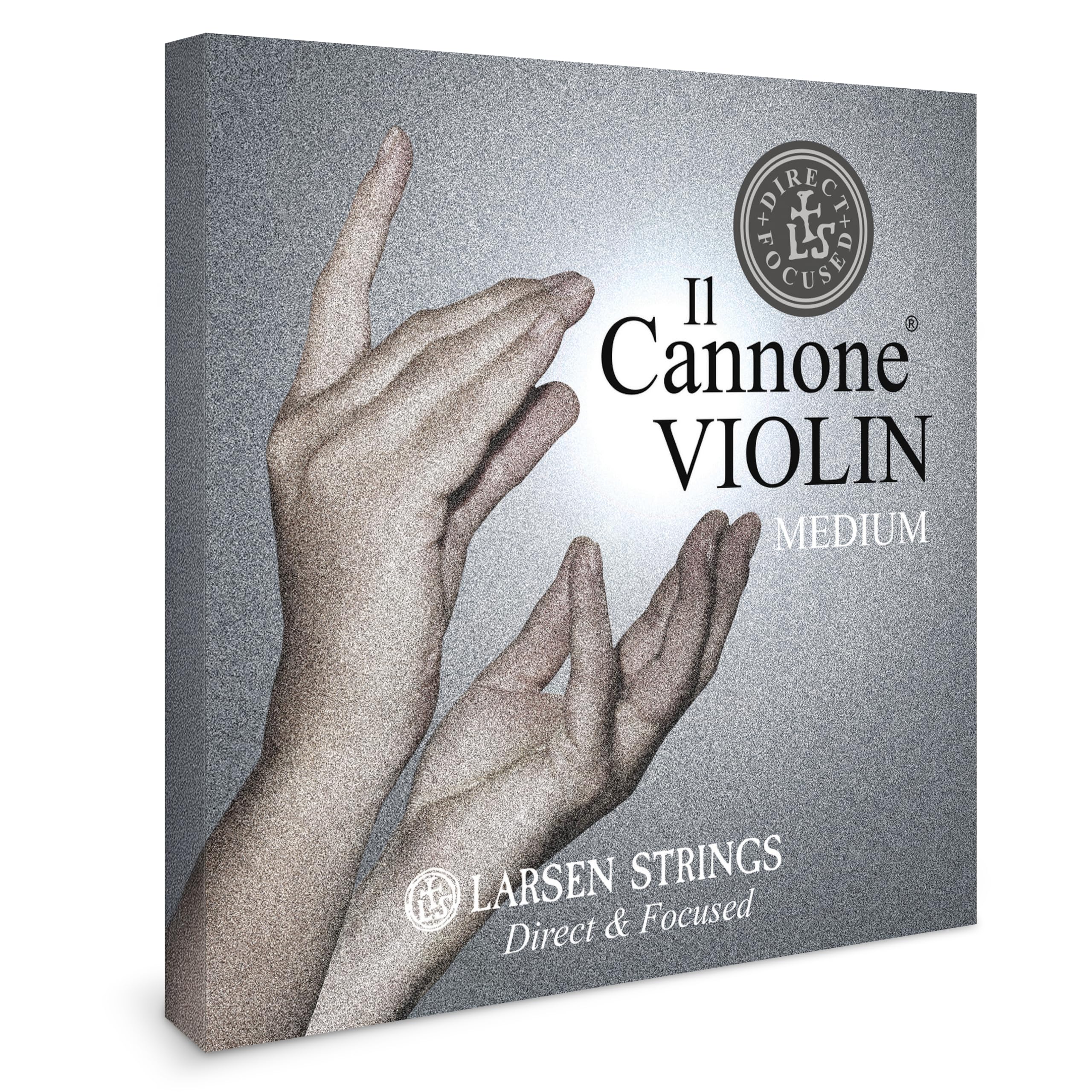 LARSEN STRINGS Violin Strings II Cannone - 4/4 Violin - Medium - 4-string set Direct & Focused, tension 22.6 kg/49.20 lbs