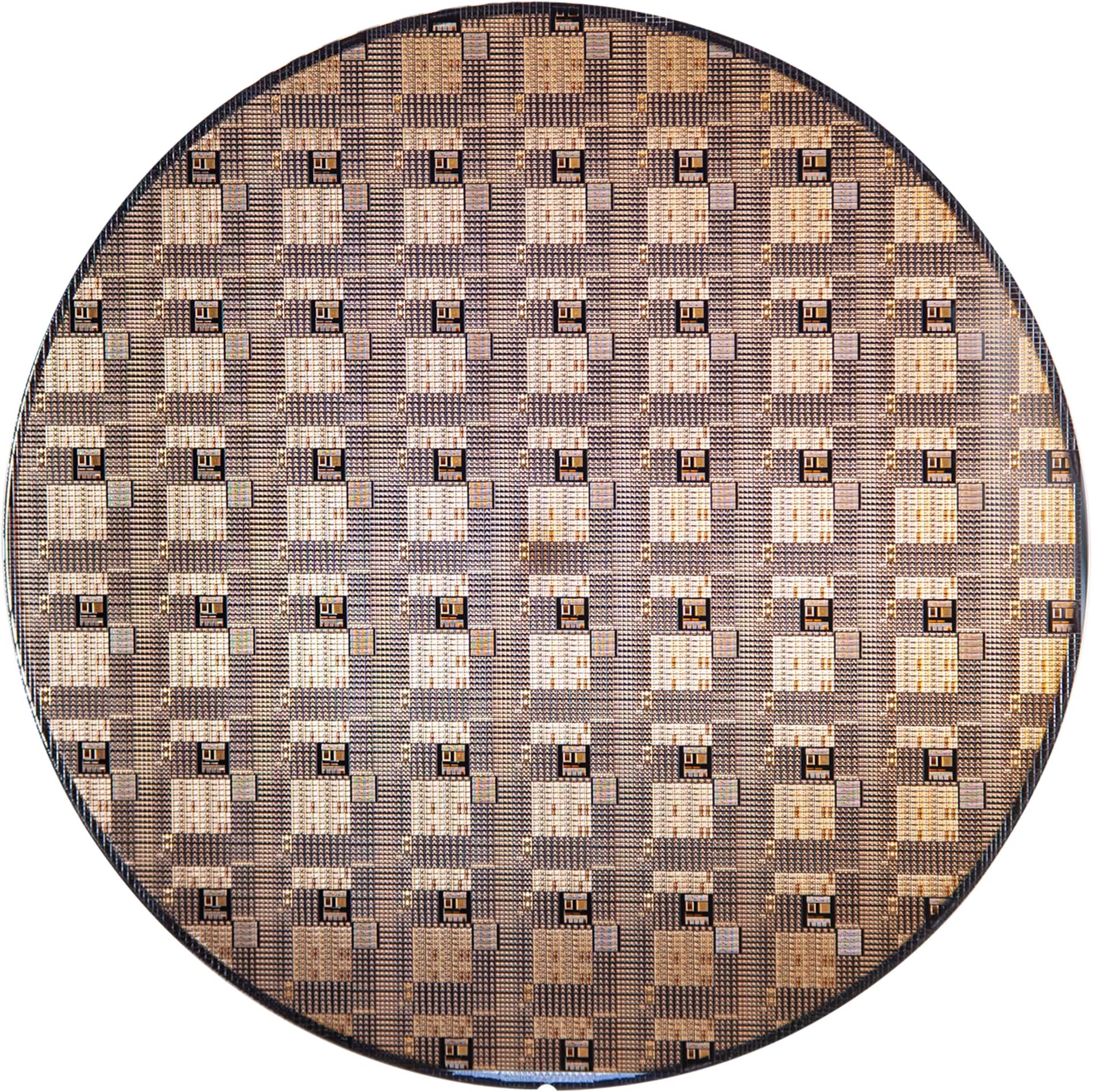 Silicon Wafer CPU Integrated Circuit