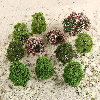 Amazon | 70本入り ジオラマ 木 モデルツリー 樹木 模型 鉄道