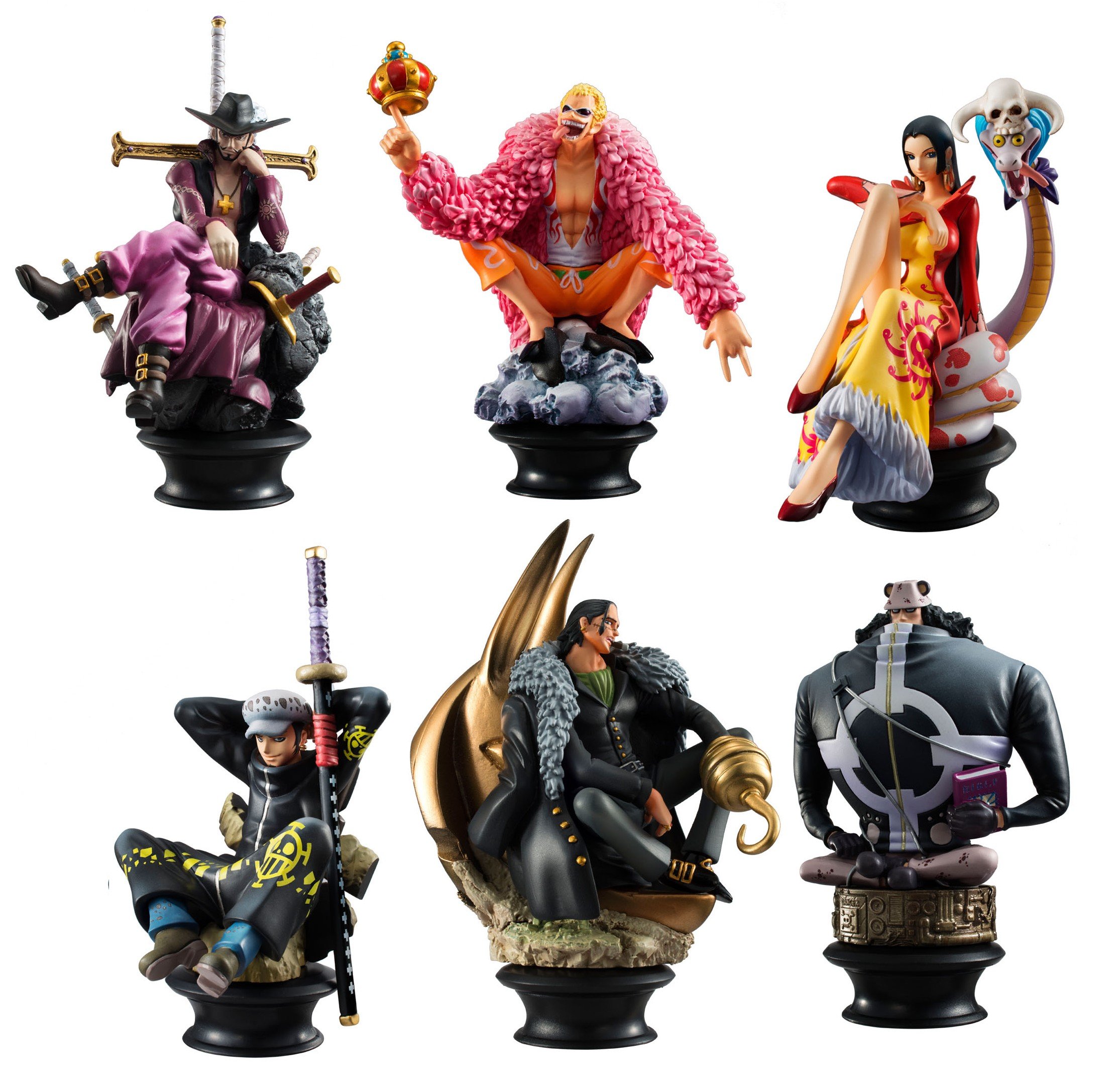 Amazon Com Chess Piece Collection R One Piece Vol 3 6pcs By Megahouse Toys Games