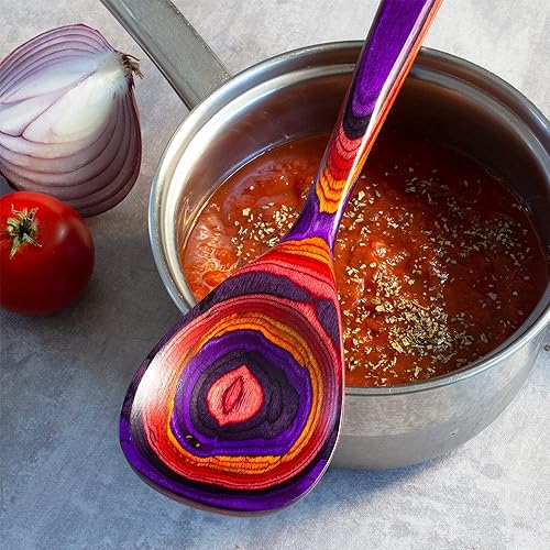 Miniatura 2 de Totally Bamboo Baltique Waikiki Collection - Cuchara de cocina de madera de 12-12", segura para antiadherente