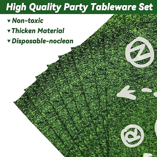 Miniatura 333 de 96 piezas de suministros de fiesta de cumpleaños florales de cumpleaños, platos de papel, servilletas, flores de oro rosa, decoraciones de fiesta