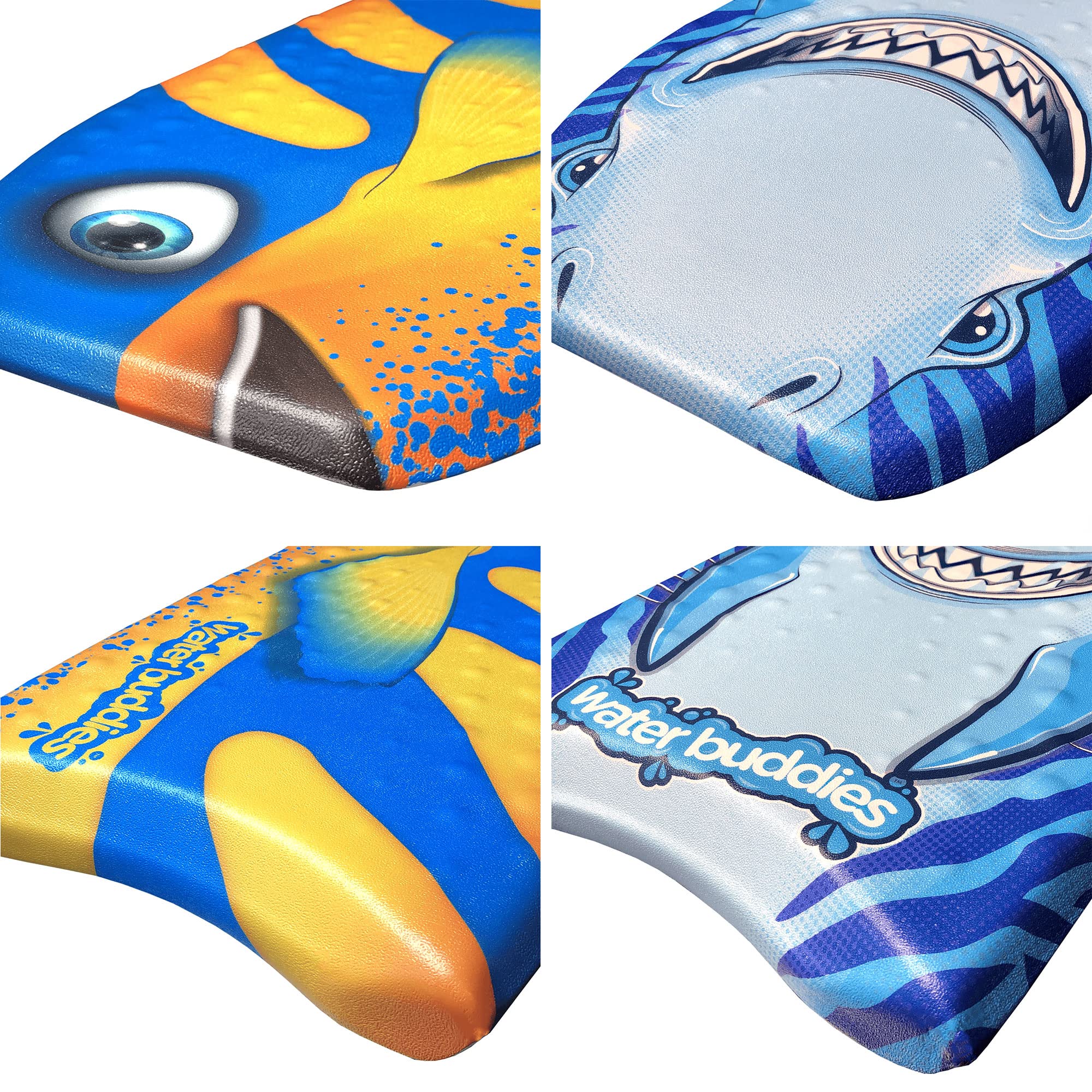 Water Buddies Mini-Bodyboard, 55,9 cm, Schaumstoff, wachsfrei, weich, für Erwachsene und Kinder Aller Niveaus, 2 Stück