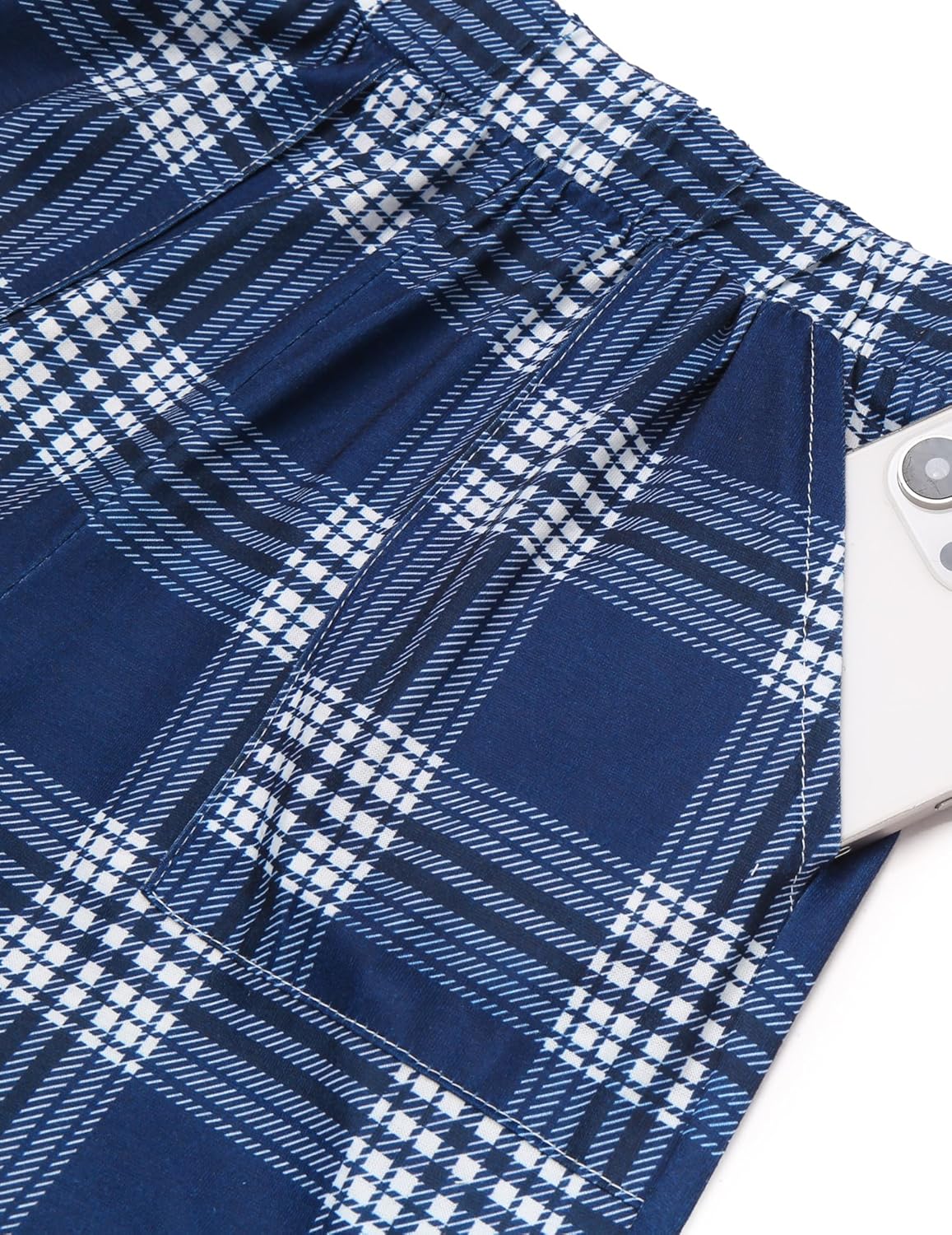Arshiner Boys Pajama Pants Soft Long PJ Bottoms Plaid Lounge Pants for Boys 6-14 Years - Image 6