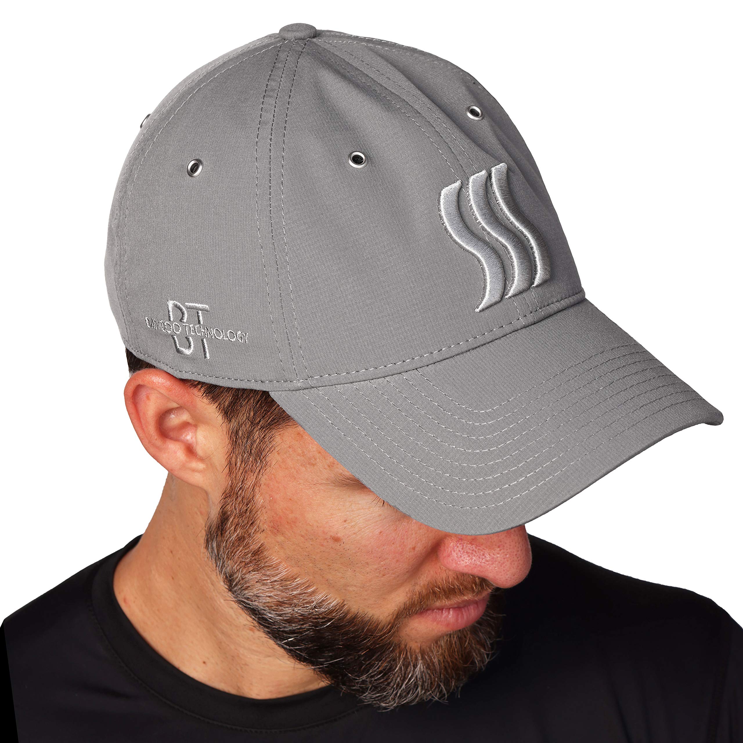 SAAKA Max Dry Hat for Men & Women. Lightweight Performance Cap. Golfing, Running, Tennis, Workout, Sports Graphite