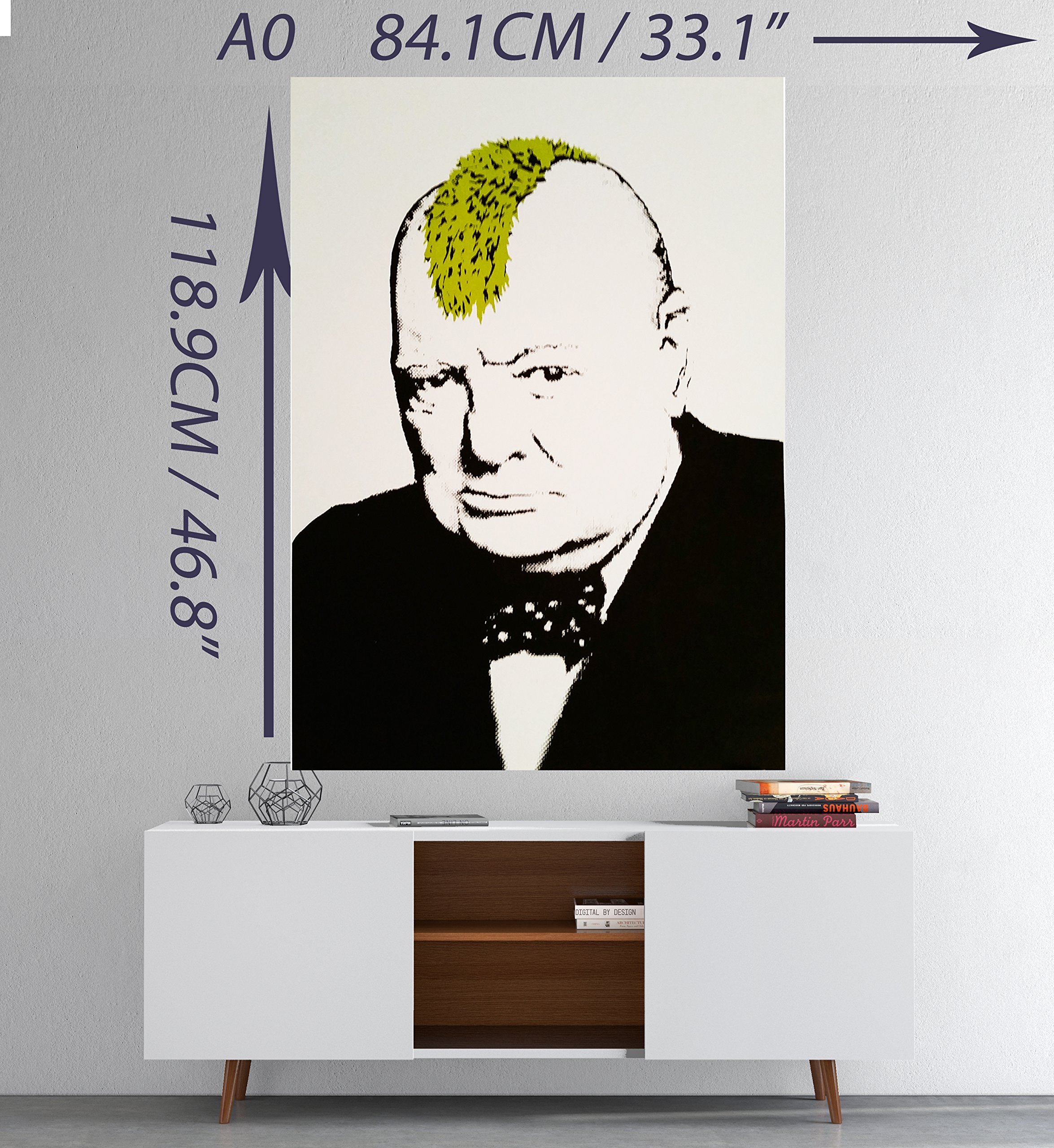 Winston Churchill Banksy Poster Photo Print Graffiti Wall Decor Fan Art A0
