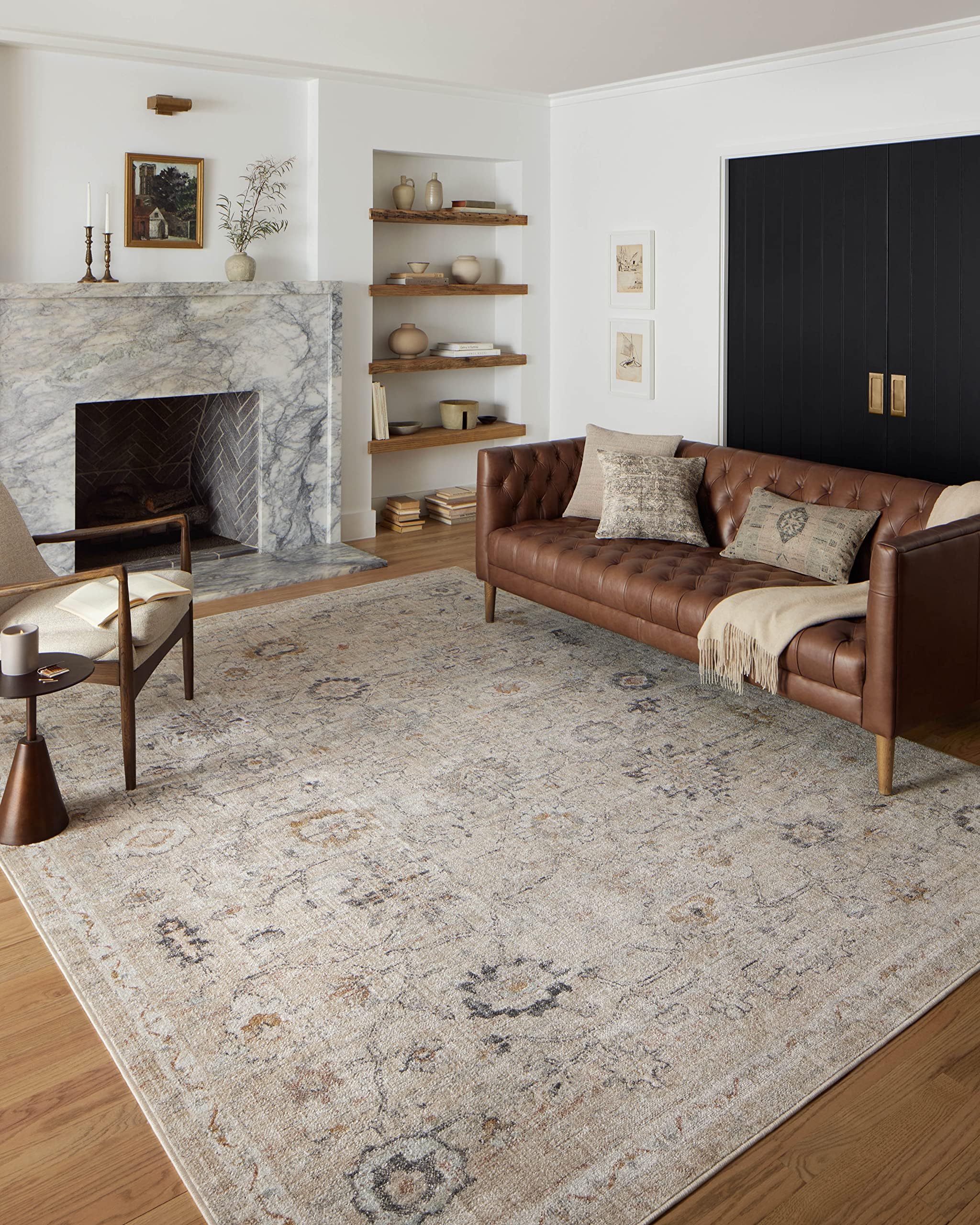 Loloi II Monroe Collection MON-04 Natural/Multi 9'-3" x 13' Area Rug